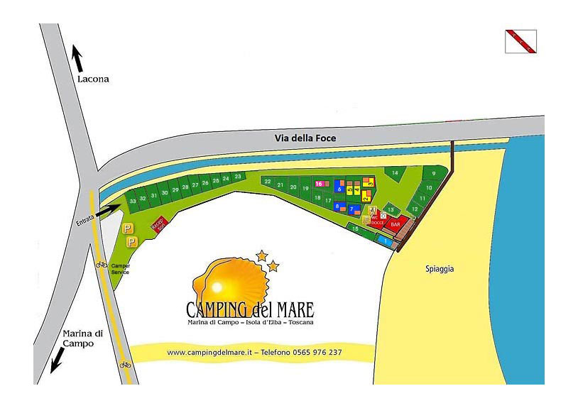 Campsite map