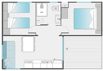 Bungalow Superior, Island of Elba